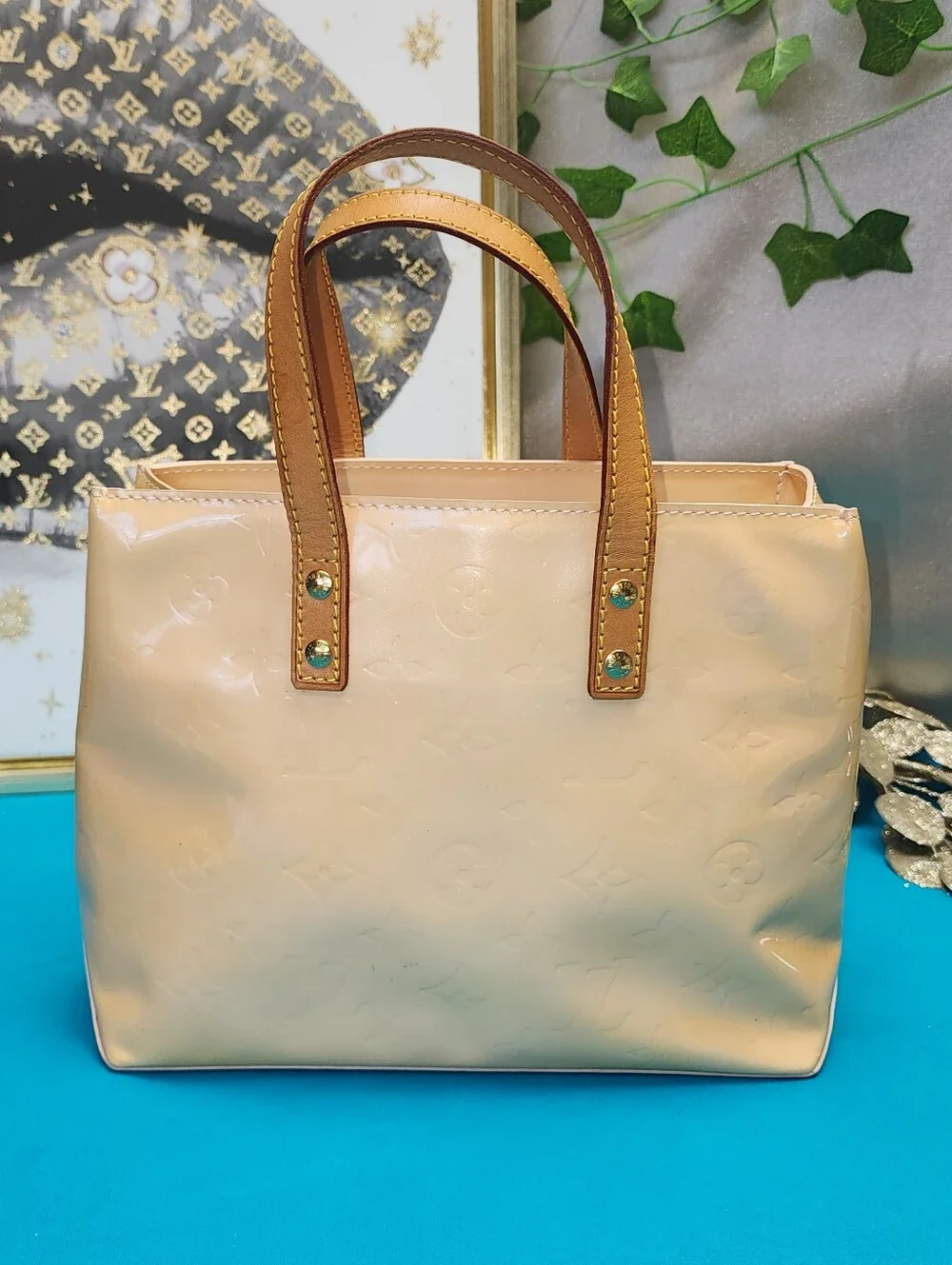 Authentic Louis Vuitton Vernis Reade PM Yellow W/ Dust Bag And Proof Of Purchase